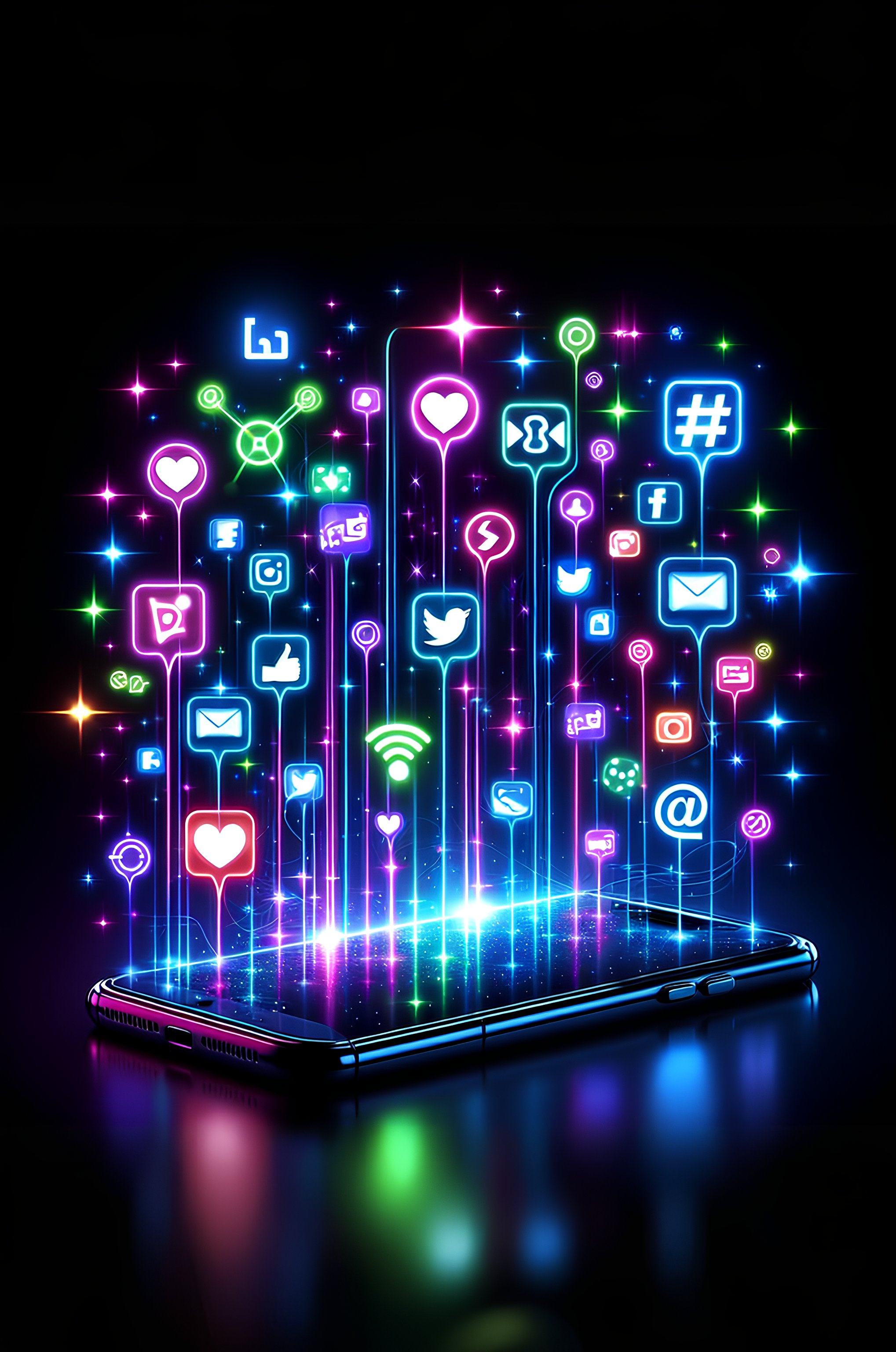 lights out of phone social media marketing roanoke va